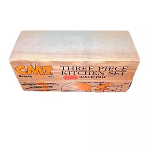 CMT Three Piece Kitchen The Only Orange One Hardwood Case Half Shank 80051311 - Picture 1 of 12