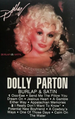 Dolly Parton - Burlap & Satin (Cass, Album, Gri) (Very Good Plus (VG+)) - 282269 - Image 1 of 4
