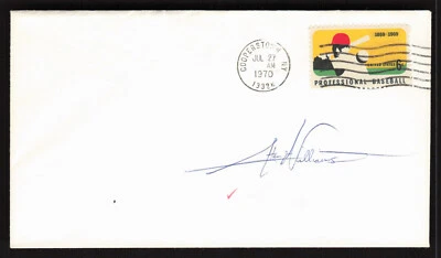 Selo postal de beisebol assinado por Stan Williams Los Angeles Dodgers autografado - Imagem 1 de 2