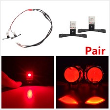 2X Car LED Devil Demon Red Eye Light Ring For Projector Lens Headlights Retrofit