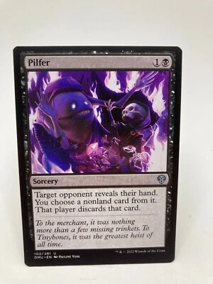 Pilfer NM/M* Dominaria United ENGLISH 102/281 mtg -UnltdCards - Image 1 of 2