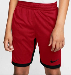 Nike Boy's Dri-FIT Trophy Training Shorts Red Black Size Large 939655-687 - Picture 1 of 8
