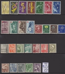 1949 Switzerland Full Year New Full Year Rubber Integr MNH - Picture 1 of 1