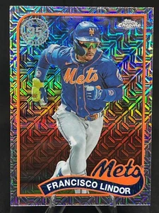 Francisco Lindor 2024 Topps 1989 cromo plata paquete Mojo #T89C-67 NY Mets - Imagen 1 de 2