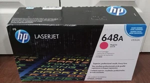 OEM HP LaserJet 648A (CE263A) Magenta Toner Cartridge for models CP4025, CP4525 - Picture 1 of 3