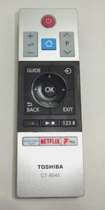 ORIGINAL Toshiba CT-8545 Fernbedienung mit Verknüpfungen für Prime, Netflix & Catch-Up-TV - Bild 1 von 8