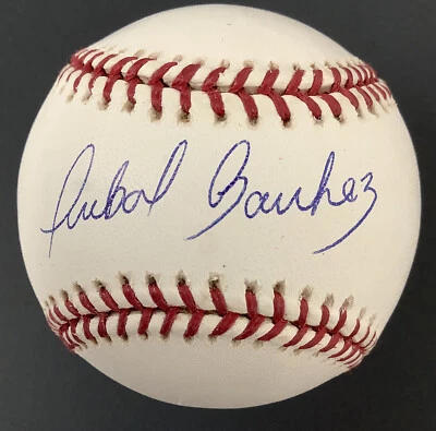 Selig de béisbol firmado por Aníbal Sánchez autógrafo de los Nacionales de los Marlins de Florida WSC JSA Foto 1 de 3