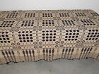 ANTIQUE JAQUARD COVERLET- LOOKS DIFFERENT FROM MOST JAQUARD PRINTS!
