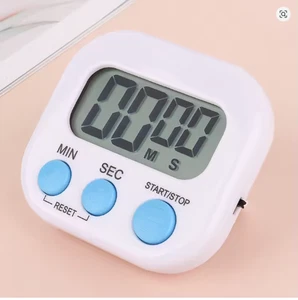 Large Magnetic LCD Digital Kitchen Timer Countdown For Cooking Loud Clock Alarm - Picture 1 of 1