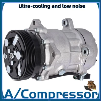  Fits 2001-2005 Volkswagen Beetle Jetta Golf 1J0820803B A/C Compressor +Clutch - Image 1 of 4
