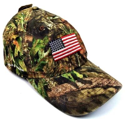 Field & Stream Men's Cap Mossy Oak Snapback Americana Camo One Size - Image 1 of 4