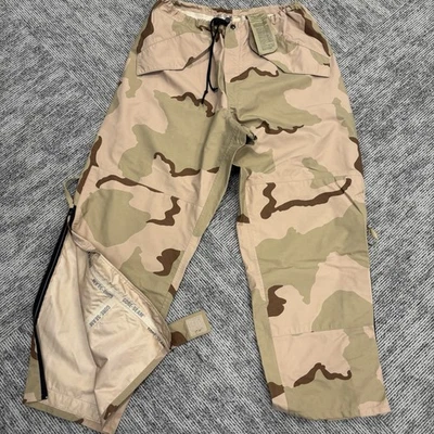 Men's Large Military Camo Waterproof Pants Gore-Seam Camoflauge S - Image 1 of 4