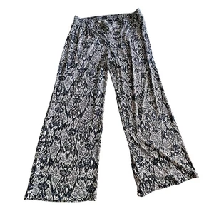 Pantalones IMAN Palazzo Pierna Ancha Salón Informales 1X Cortos Talla Grande Vacaciones Carrera - Imagen 1 de 8