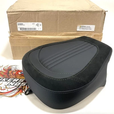 NEW Genuine Harley 2009-2023 CVO Touring Pillion Green Stitching Seat 52400304 - Image 1 of 4