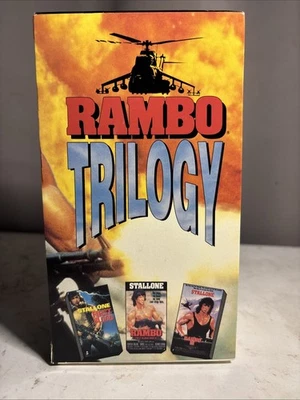 Rare 1998 Artisan Rambo Trilogy (VHS, 1998) BOX ONLY- NO VHS INCLUDED - Image 1 of 4