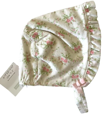 NUEVO Janie and Jack 3 6 M Rosa Flor Pana Gorro Sombrero Layette Foto 1 de 4