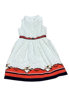 Janie and Jack Girls Dress Size 8 Sleeveless Equestrian Horse NWT - Picture 1 of 6