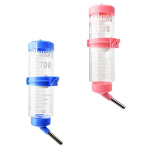2 Stück Kaninchen Trinkflaschen Auslaufsicher Haustierkäfig Trinkflaschen Kaninchen 250ML - Bild 1 von 12