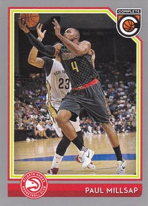TARJETA PARALELA COMPLETA DE PLATA PANINI PAUL MILLSAP ATLANTA HALCONES 2016-17 #100 - Imagen 1 de 1