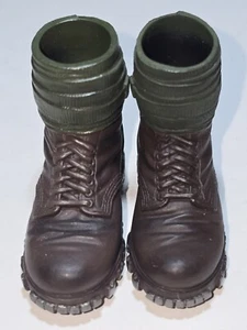 1/6 scale Combat Boots Green & Brown Accessory for 12" Action Figure - Picture 1 of 6
