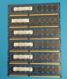 24GB (6 X4GB) DDR3 PC3-10600 12800 ECC UNBUFFERED Ram FOR HP Z400  - Picture 1 of 1