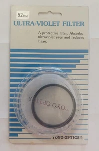 Vintage Toyo Optics 52mm Ultra Violet Filter New old Stock NOS - Picture 1 of 4