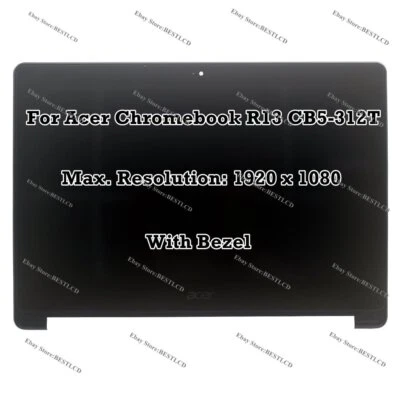 13.3" FHD 1080P LCD Touch Screen Assembly For Acer Chromebook R 13 CB5-312T-K62F - Image 1 of 4