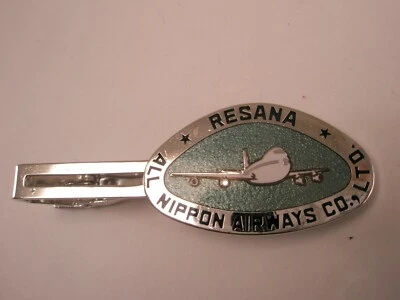RESANA All Nippon Airways Co LTD Vintage Tie Bar Clip Japón helicóptero Zennikkū Foto 1 de 4