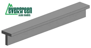Perfil en T Evergreen Scale Models, 35 cm / altura 1,8 mm / ancho 1,8 mm 4 piezas 763 - Imagen 1 de 1