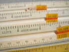7 assorted NEW Triangular Rulers, made in Germany & W. Germany