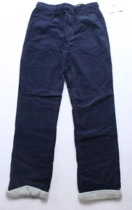 Gymboree Boys Tie Waist Corduroy Pull On Roll Cuff Pants AC2 Blue Size 10 NWT - Picture 1 of 4