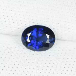 0.52Cts Fine Luster "Certif Royal Blue" Natural Sapphire From Sri Lanka....!!!! - Picture 1 of 3