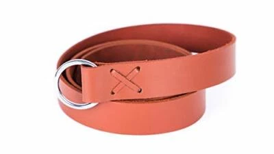 Anillo de cuero medieval cinturón renacentista cosplay vikingo LARP disfraz unisex Foto 1 de 3