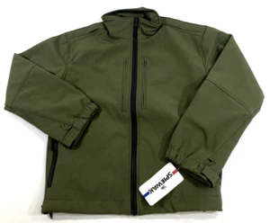 NWT SMALL REGULAR SPIEWAK S318ZX DELUXE SOFTSHELL JACKET POLICE GREEN - Picture 1 of 3