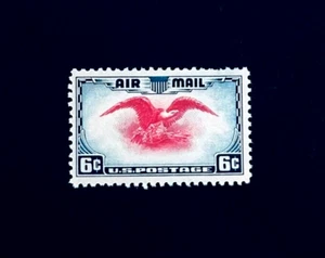 US Stamp - 1938 Bald Eagle 6c Air Mail Sn C23 Mint OG H r48 - Picture 1 of 2