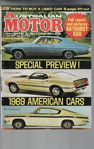 MOTOR MAGAZINE , AUSTRALIAN MOTOR SPORTS & AUTOMOBILES , NOVEMBER 1968 - Picture 1 of 1