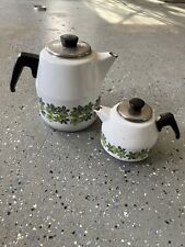 New ListingKaraoglu Enamel Teapot Set