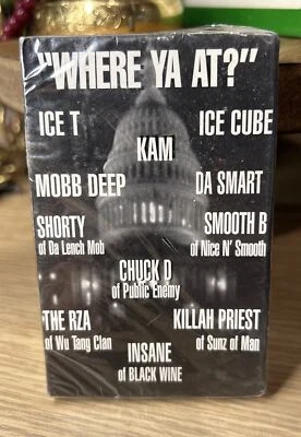 Where Ya At? - Various Artists (Cassette, 1995, Mergela) RZA / Ice Cube - Image 1 of 4