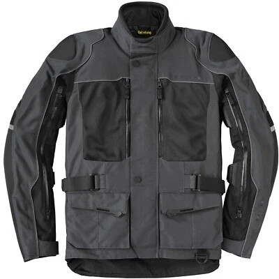 Scorpion Yosemite Mens Textile Motorcycle Jacket Dark Gray - Image 1 of 2