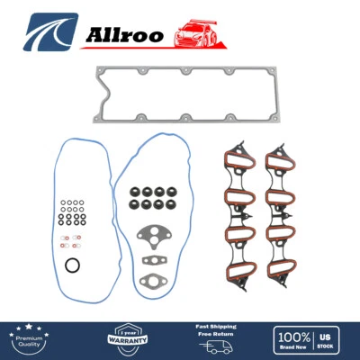 Intake Manifold Gasket For 1999-2009 Chevrolet GMC Sierra 1500 4.8L 5.3L 6.0L - Image 1 of 4