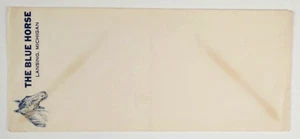 Lansing Michigan The Blue Horse Envelope Advertising PA109 - Picture 1 of 3