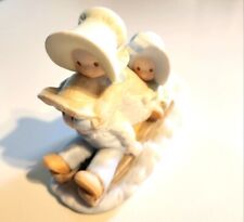Circle Of Friends By Masterpiece Homco Figurine 1993 "A Sledding We Will Go"