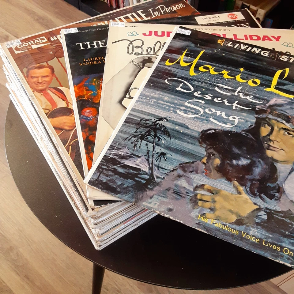 BULK Vinyl LP Records box Lot of 33 1/3 40s 50s 60s Jazz/Classical/Soundtrack - Image 1 of 4