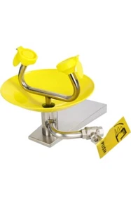 Stainless Steel Emergency Eyewash Station Eye Wash Bowl Washer Safety Equipment - Picture 1 of 8