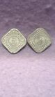 Curaco ~ 1943 ~ 5 Cents Lot ~ Xf-Au ~ 2 Coins