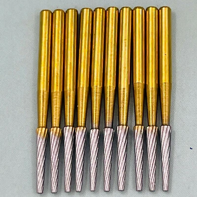10 piezas Bur de carburo dental FG 8104 acabado de desbondación de ortodoncia acero de tungsteno Foto 1 de 4