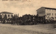 BIENTINA - PIAZZA UMERTO I°-F/P-B/N-V 1908-RRR.