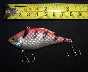 RARE VINTAGE FISHING LURE... MUSTAD OZ RATTLER PERCH 2010 - Picture 1 of 7