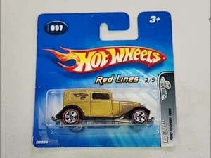 Hot Wheels Ford Delivery 1932 Red Lines #2/5 Collector 097 Short Card - Picture 1 of 4