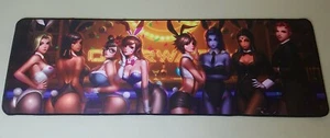 Overwatch Ana Dva Mercy Playboy Gaming Mouse Teclado Pad Play Matg - Imagen 1 de 4